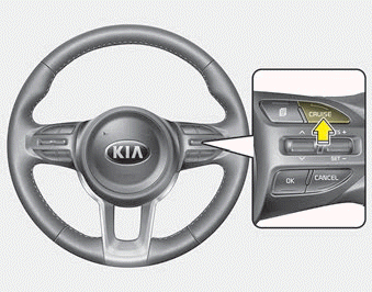 cruise control button kia rio