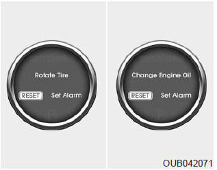 Engine Oil(Tire Rotation) Service Required
