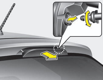 5.Loosen the retaining nuts.