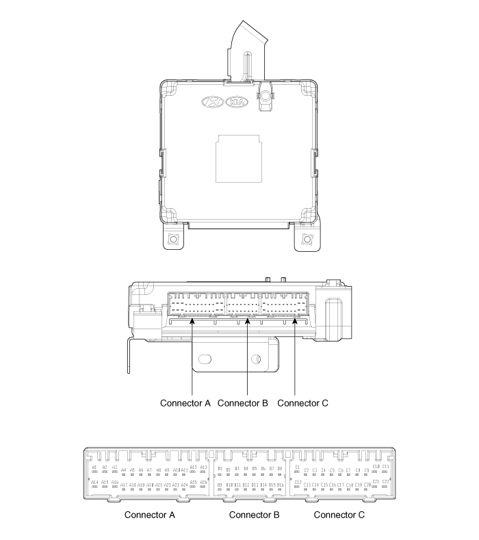 Smart key unit Circuit diagram