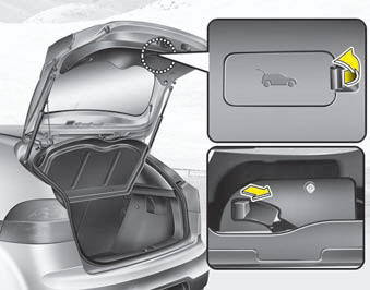 Emergency tailgate safety release